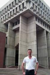 I take back what I said yesterday about Boston not having grey concrete monstrosities