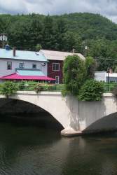 The Bridge of Flowers at exciting Shelburne Falls