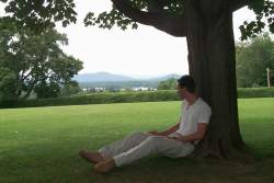 Listening to the BSO at Tanglewood