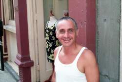 Some guy on the street in Old Montreal