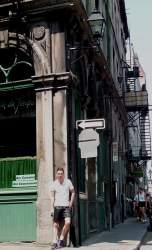 Window shopping the galleries along rue Saint Paul