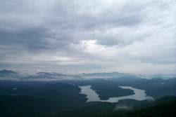 View from the parking lot near the peak of Whiteface