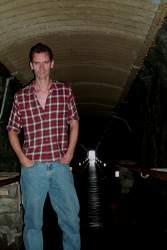 In a long tunnel near the peak of Whiteface Mountain