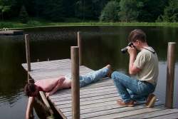 John doing a photo shoot