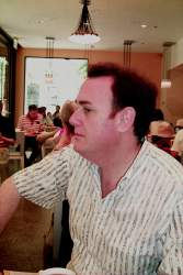 Mitch in the MOMA Cafe