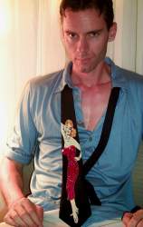 The kitschy tie I bought at the New York Historical Society