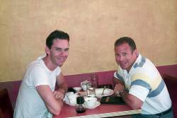 Lunch with Randy in Mangia