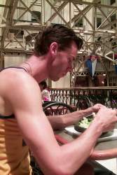 Struggling with a strange chicken caesar in the Old Post Office