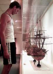 British shipwright model collection in the museum