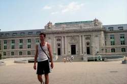 One of the massive buildings - the main dorm