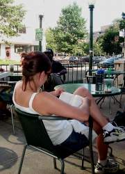 View from my table at Starbucks in Dupont Circle, DC