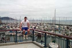 The small marina near the Wharf