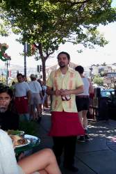 At Baghdad Cafe, for brunch