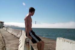 Swathe of fog coming in the Bay