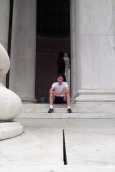 At the Jefferson Memorial