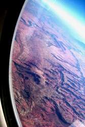 Almost a moonscape - from my window-seat