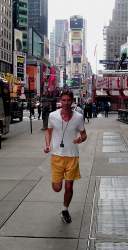 Heading off down 7th Avenue for my run