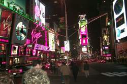 Times Square Thursday night