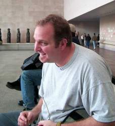 Dennis giving me an impish grin