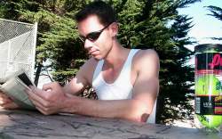 
Waiting for my tennis partner