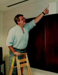 Ready to conduct the drop-test