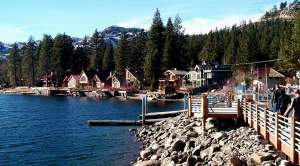 Down by the lake side