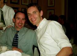 With Hunter's boyfriend, Jimmy