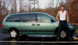 In the park with my minivan