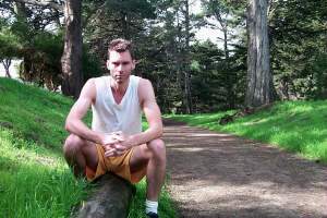 About to run in Golden Gate Park