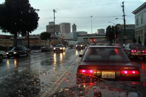 Driving in the rain - AGAIN. Who says San Francisco is always beautiful?