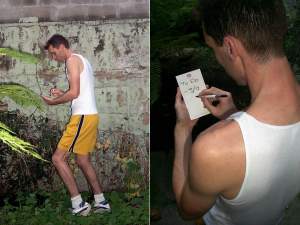 Making notes as I run - what a kook!