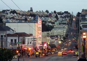 The Castro at dusk