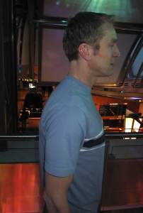 Side view, to stop Brett from blinking. Didn't work :)