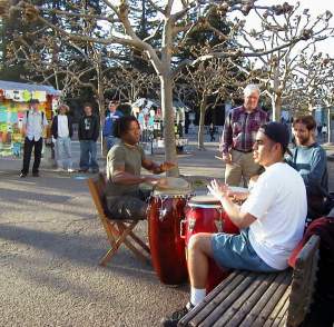 Campus is always what you expect from Berkeley - kooky.