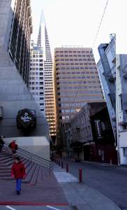 Morning on the outskirts of the Financial District