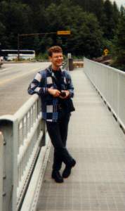 The last photo I have of my brother Neil, on a trip he made over here a few years ago.