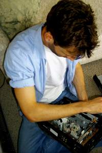 Yes, that is the VCR in pieces in my lap.