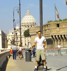 First view of St Peter's