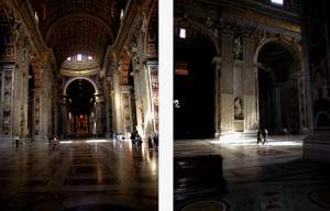 The vastness of St Peters