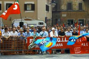 A demonstration about something or other