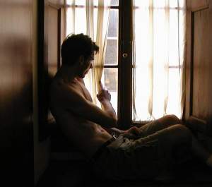 Not exactly a room with a view, but it's nice anyway :)