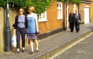 Strolling through the old village streets behind the Abbey