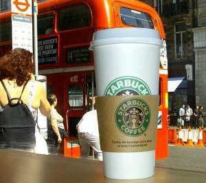 Look what I found - a Starbucks on Picadilly!