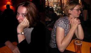 Close ups of Kirstie and Sally. I guess I got the looks :)