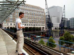 Getting to Greenwich meant passing through Docklands again.