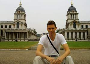 Outside the Old Royal Naval College