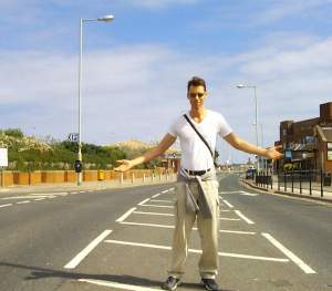 South Shields - at rush hour! I'm only three blocks from downtown.  It's actually
nice to be in a place that isn't crawling with traffic.