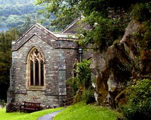 The church in Rydal where William Wordsworth worshipped.
