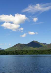 One of the beautiful views from the middle of Derwentwater