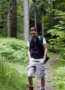 Hiking up towards Jenkins Crag